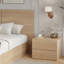 Ensemble de chambre à coucher 4 pièces avec tête de lit Douglas, cadre de lit à lattes, 2 tables de chevet-1810974444-1783080672
