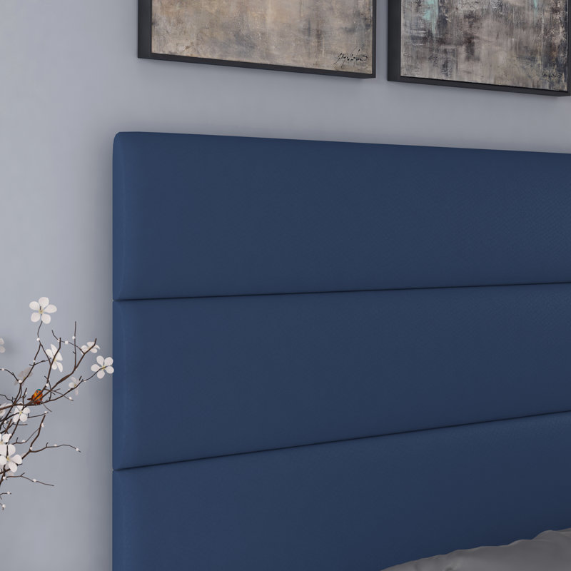 Base de lit tapissier Boyd Sleep Piedmont, Grand, Bleu