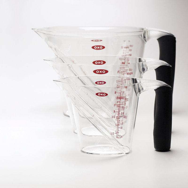 OXO Grips 3-Pieces Plastic Measuring Cup Set