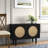 Peltz 39.5'' Solid Wood Sideboard-1059321025
