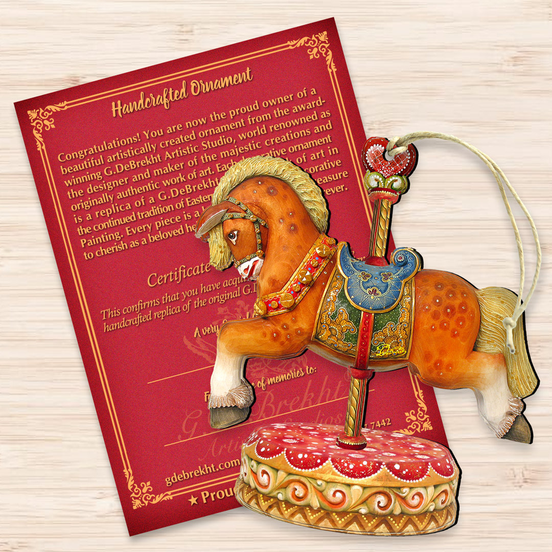 5'' Handmade Wood Shatterproof Holiday Shaped Ornament The Holiday Aisle®