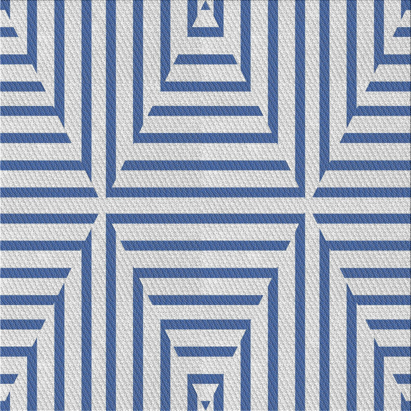 Klahn Geometric Indoor Rug, Square 3'