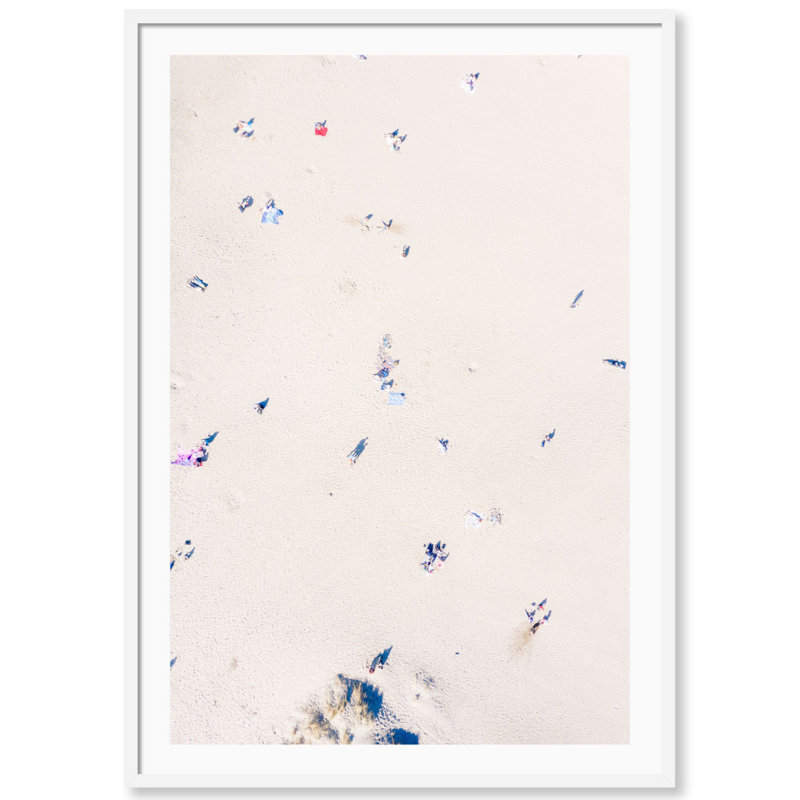 Sun Dazed Print by Carly Tabak, White Wood, 31" W x 44" H