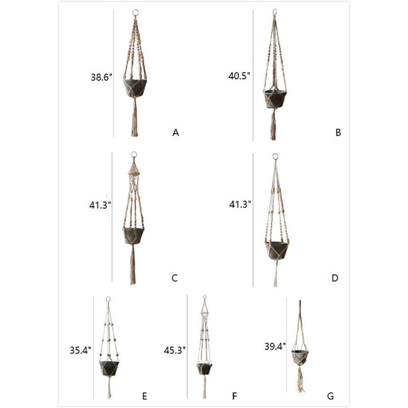 Plant Hanger, 38.6" H x 1" W x 1" D