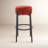 Colombe Upholstered Counter Stool with Iron Frame-983230748-982525774