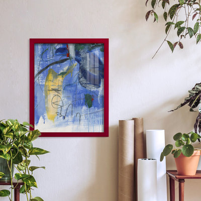«Gerame Tribal Symbols III», impression encadrée sur papier