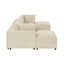 Canapé modulaire réversible en velours côtelé-133652920-133652923