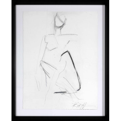 Seated Figure Study Print by Robert Robinson