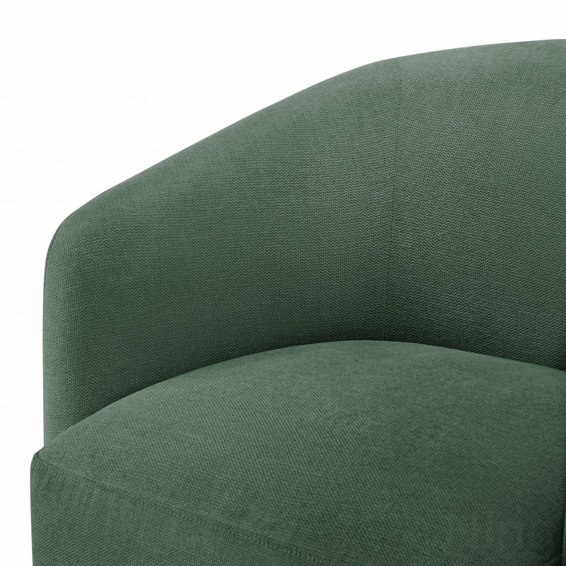 Fauteuil d'appoint pivotant, Vert
