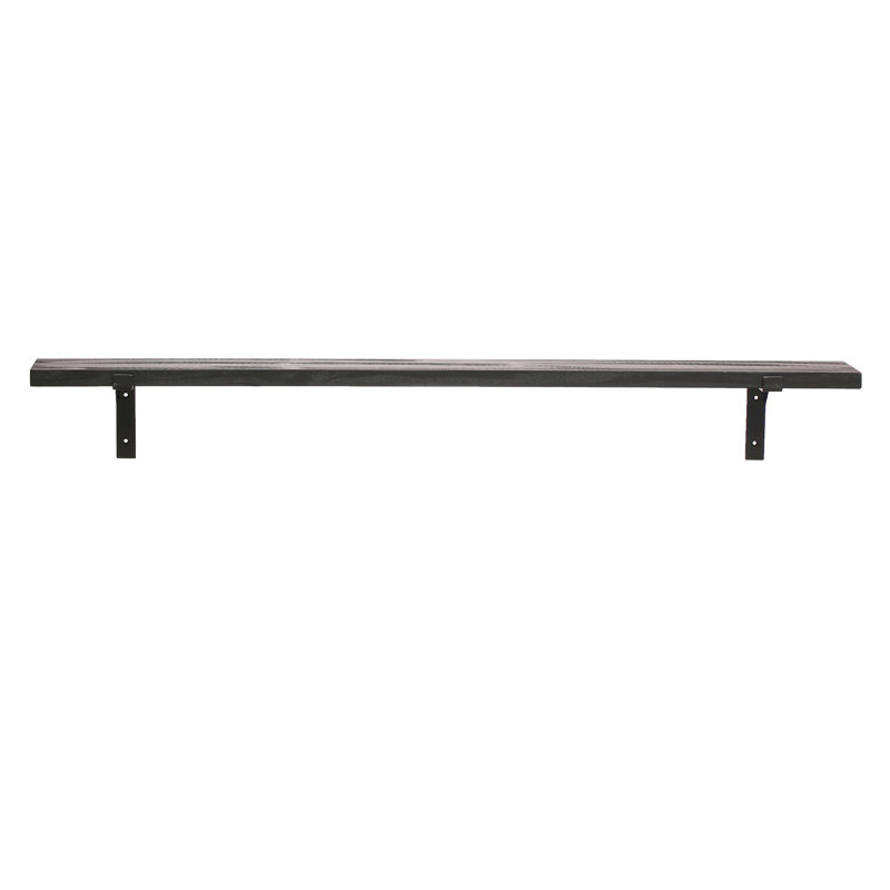 Tablette flottante en bois de sapin massif, H 6,13 po x l 47,25 po x P 6,13 po