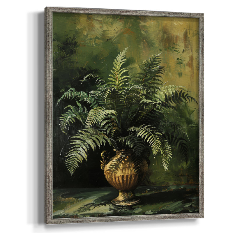 Impression encadrée FLORAL Series CCV III - Bois massif, H 21 po x l 17 po