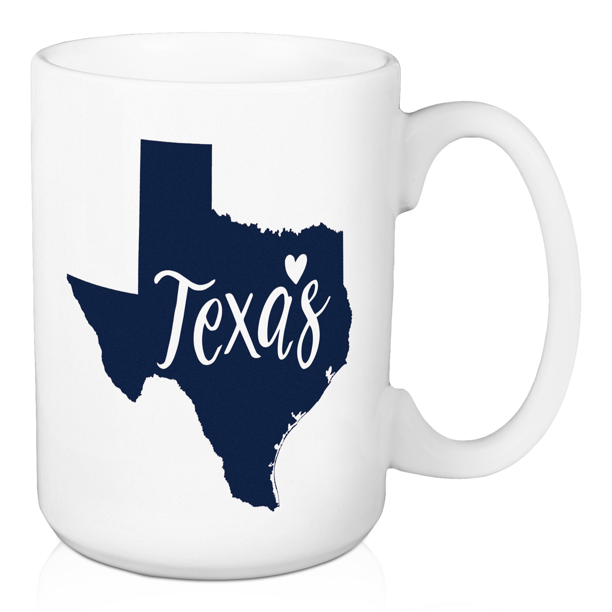 Ebern Designs Foskey Texas State Pride Dallas Love Coffee Mug | Wayfair