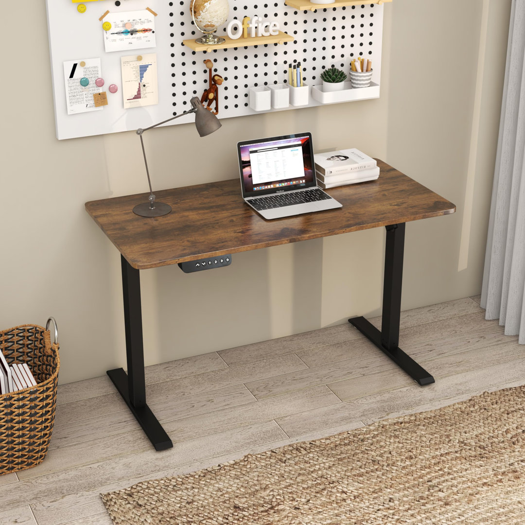 Branov 120cm W Height Adjustable Rectangle Standing Desk