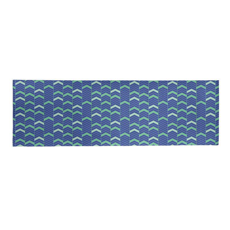 Chenille Chevron Indoor Rug, Runner 2'5" x 8'