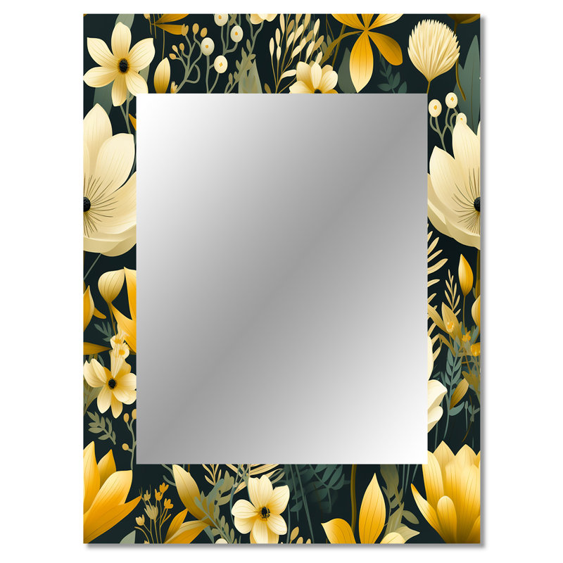 «Pattersen», motif botanique rétro de renaissance florale, 40 po x 30 po