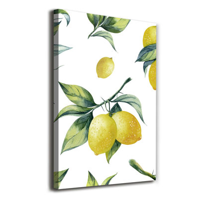 Lemons - Wrapped Canvas Print