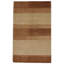 Striped Area Rug in Black