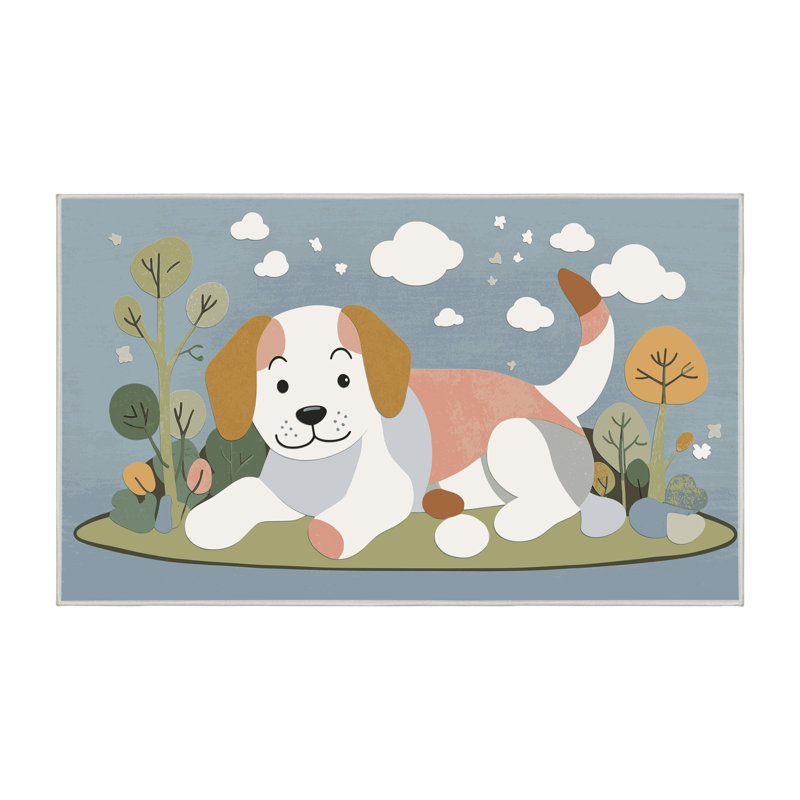 Tapis pour enfants East Urban Home, Rectangulaire 2 pi x 3 pi