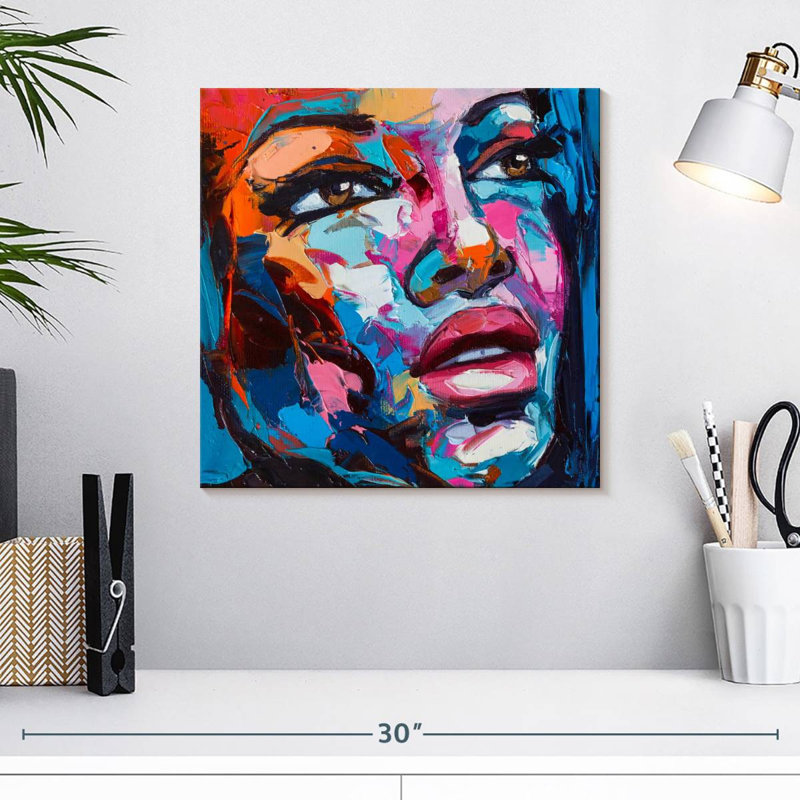 Portrait de femme Leisha Fantasy, H 16 po x l 16 po
