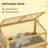 Raised Garden Bed,Wooden Cold Frame Planter With Lean-To Greenhouse,Raised Garden Flower Bed Kit