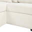 Canapé-lit modulaire en L 86,6 po avec repose-pieds et coussins-854901100