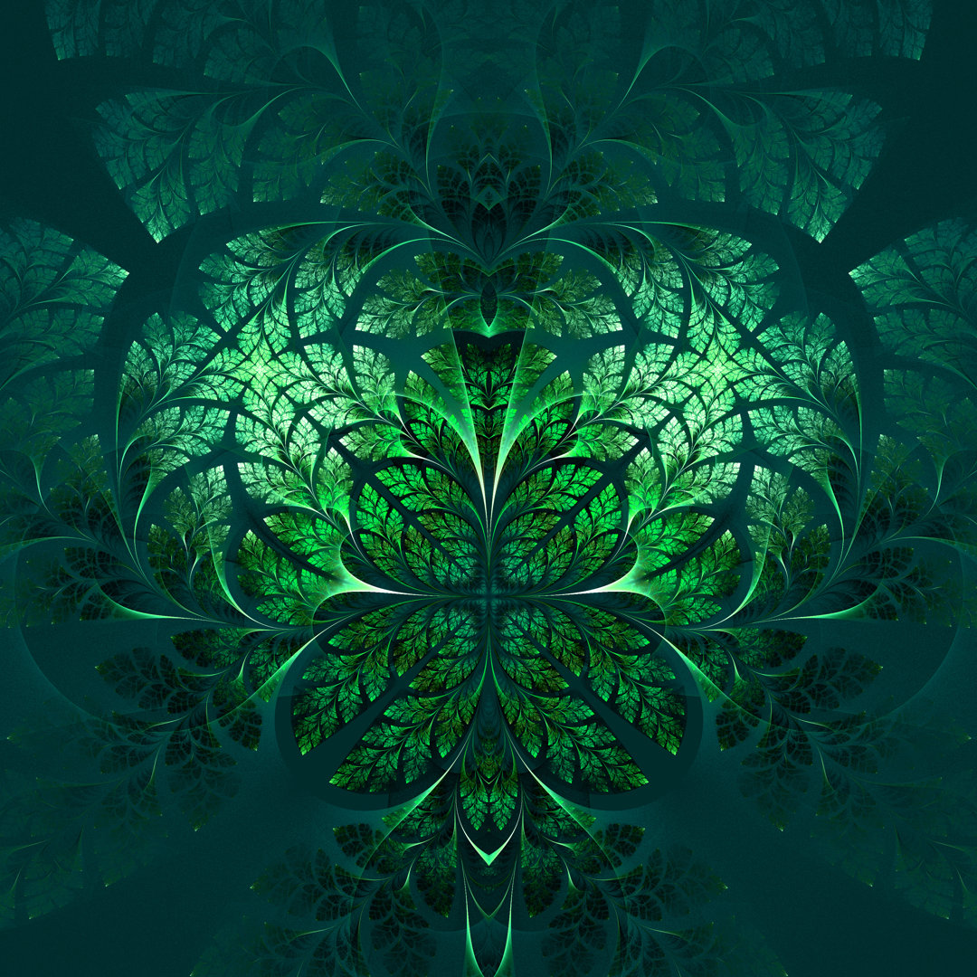 Leavens Fabulous Fractal Pattern von Velirina - Grafik auf Segeltuch