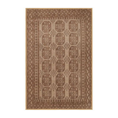 Tapis gris/brun traditionnel Eamonn