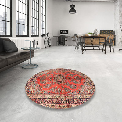 Tapis traditionnel mehroon/noir/crème Halmstad