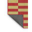 Tapis décoratif rouge à motif géométrique Puleo-705607594