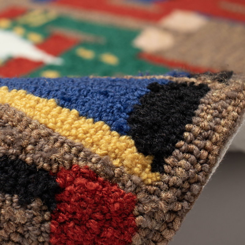 No Pattern And Not Solid Color Polyester Kitchen Mat, 24" W x 36" L