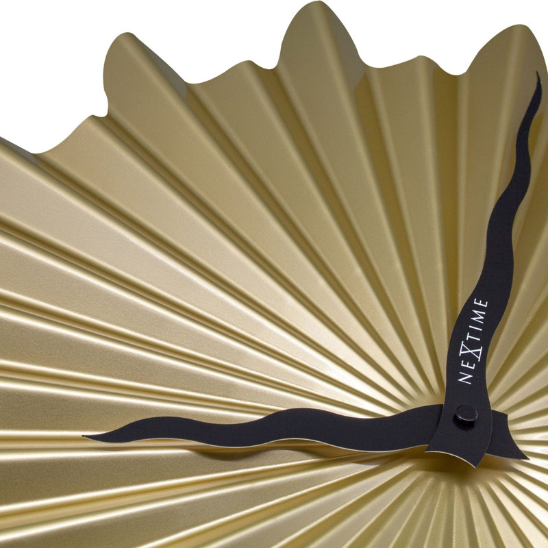 Metal Wall Clock, Gold