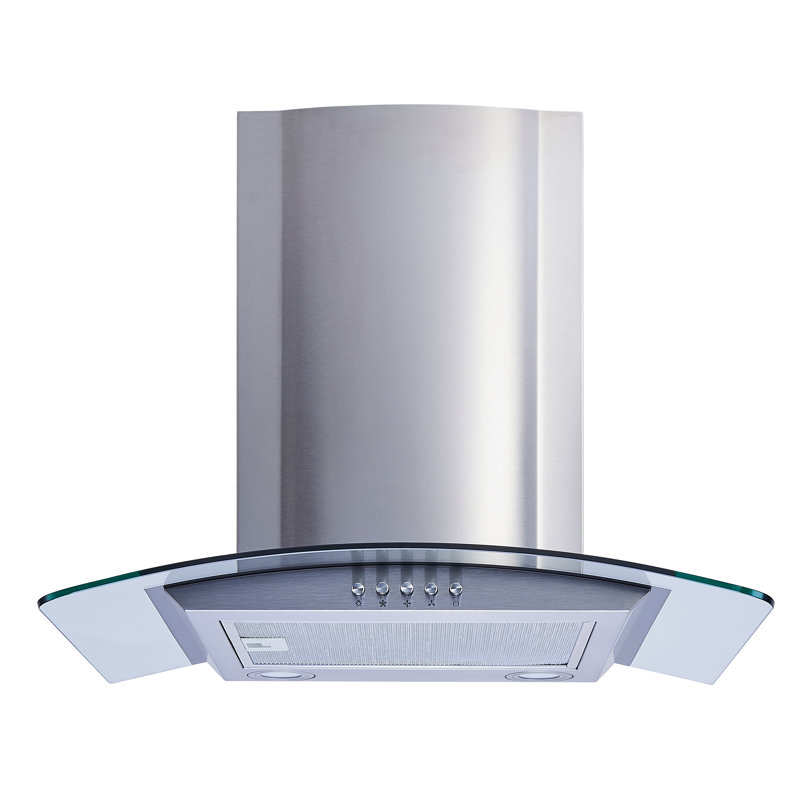 W101C Series 30" 300 CFM Convertible Wall Mount Range Hood With Filter Included, Stainless Steel