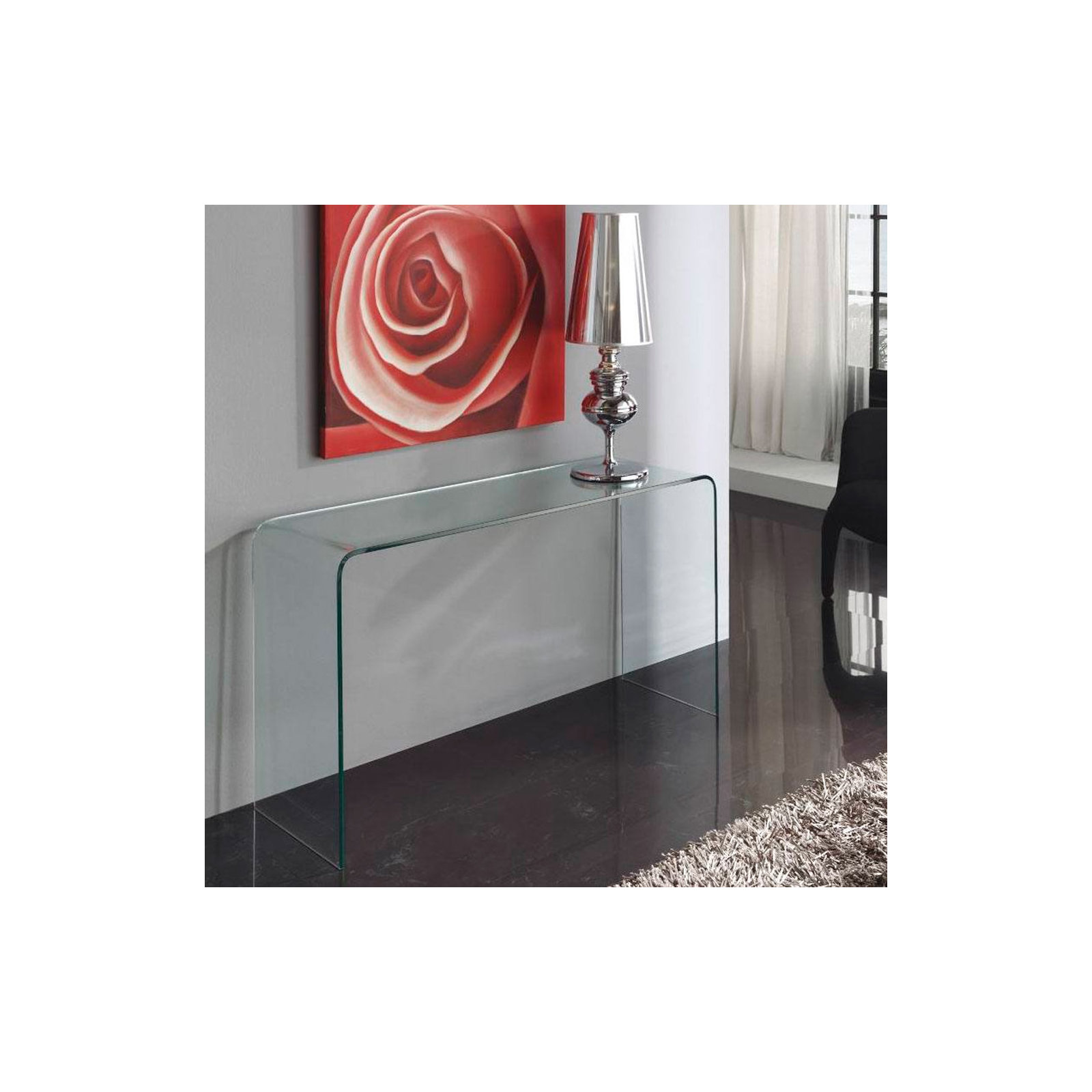 Arvani Console Table, 30" H x 36" W x 8" D