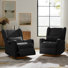 Ceandra 29.5" Wide Swivel Glider Power Recliner with Built-In Nightlight