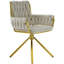 Helmville Tufted Velvet Metal Armchair (1Pcs)-1295454519-1326291470