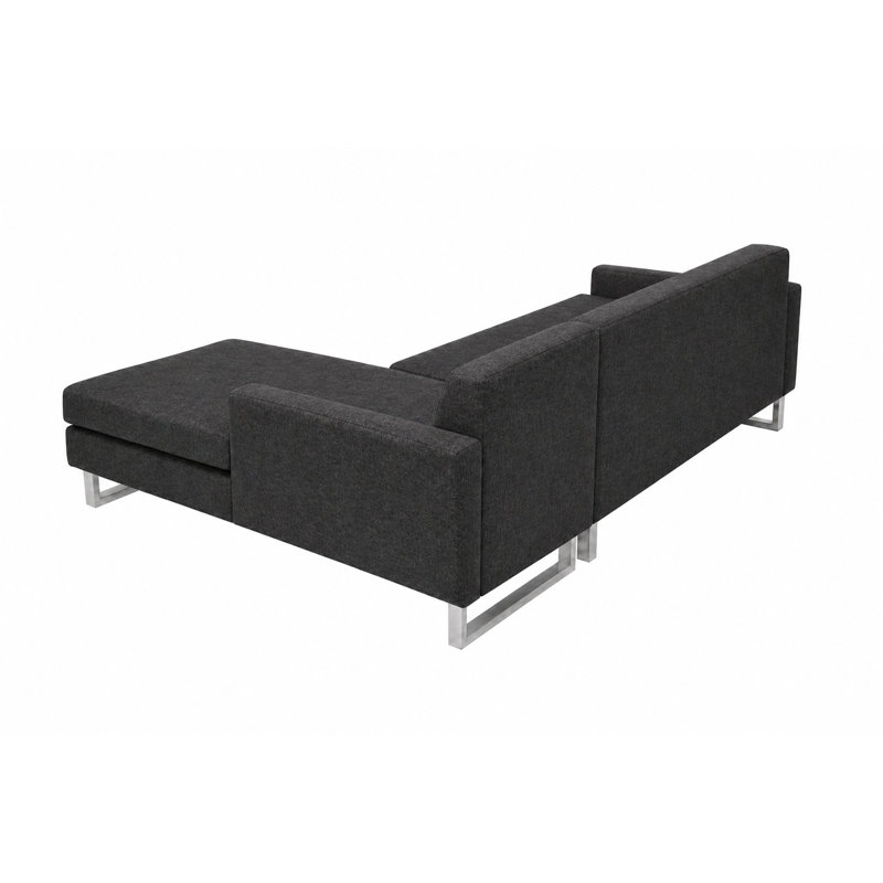 Canapé modulaire Sloan, Anthracite, Orienté à droite (vu de face)