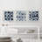 " Indigo Study VIII Triptych " 3 - Pieces-1338876794
