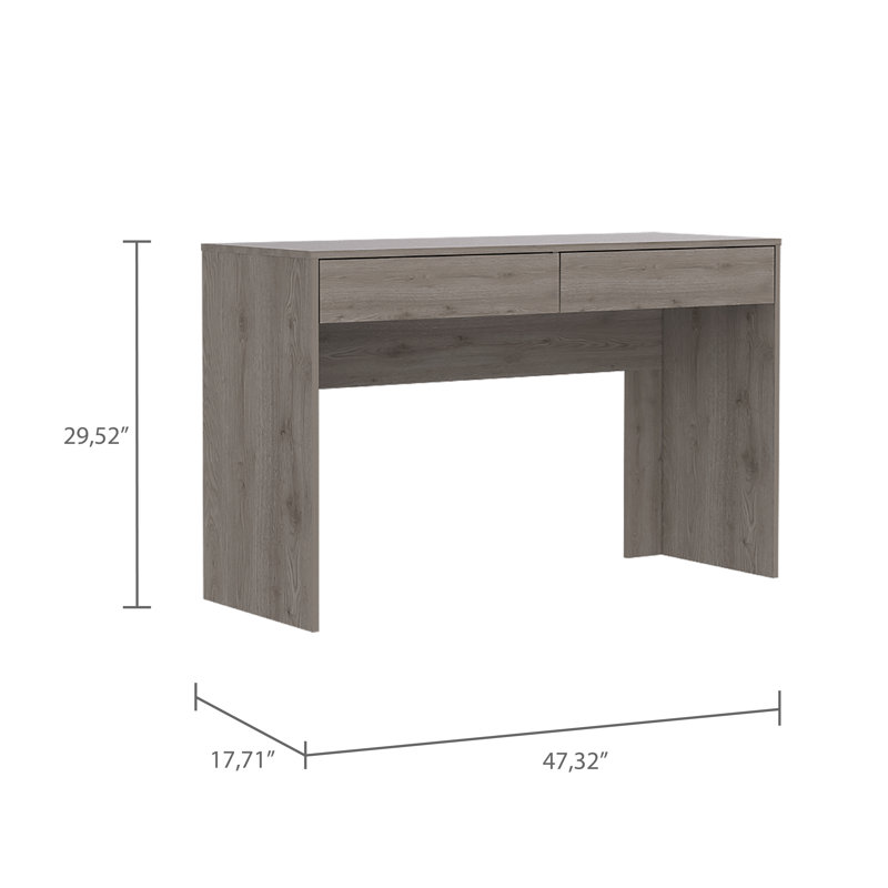 Tampa 47" Wide Computer Desk, Ash Grey