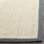 Tapis Dollard en fibre de sisal unie avec latex uni-387956443