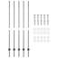 Vidaxl Fence Posts 10 Pcs U-Channel Galvanised Steel-114619016-114619017
