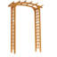 Treillis en bois de style pergola