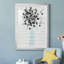 Bouquet de noir et blanc - Cadre photo, reproduction d'art sur papier-1768246564-1768246565