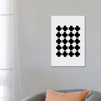 B&W Abstract III by Orara Studio - Wrapped Canvas Gallery-Wrapped Canvas Giclée
