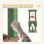 Arbre à chat durable avec fausse fourrure, poteaux à griffer en jute, condo, hamac et plateforme supérieure - idéal pour les chats d'intérieur de toutes tailles-519363799