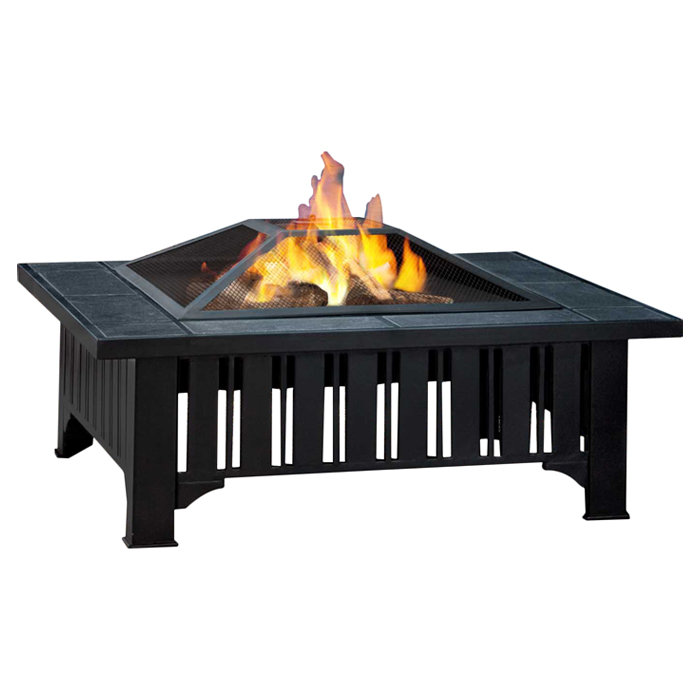 Lafayette Wood-Burning fire table by Real Flame