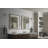 Delta Rectangular Standard Flush Mount Framed Glass Bathroom/Vanity Mirror-70088070