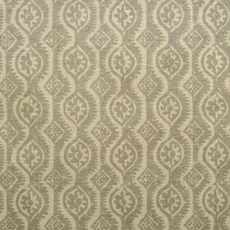 Small Damask Fabric, Gray
