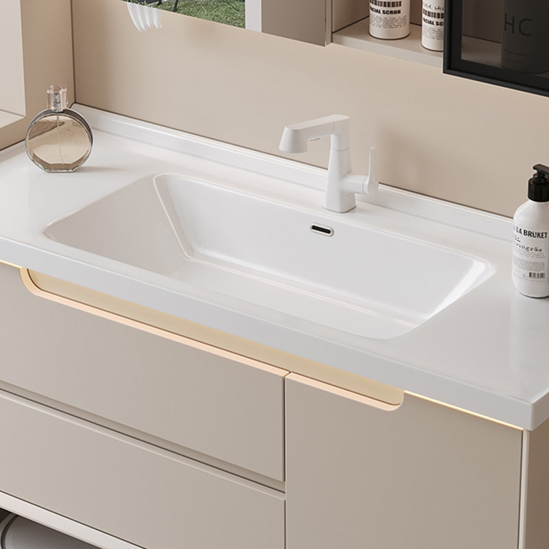 Minimalist French style bathroom cabinet