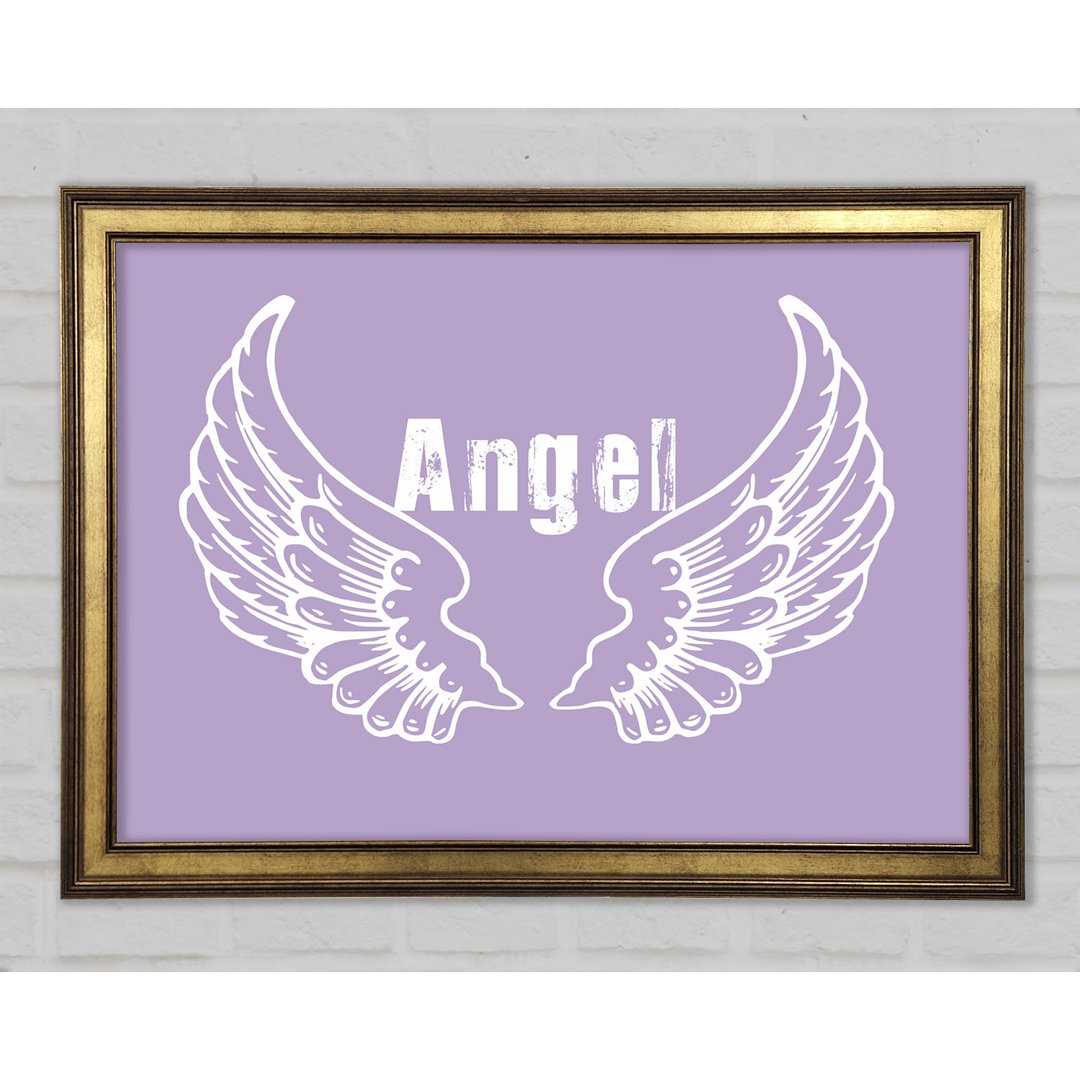 Angel Wings 2 Gerahmter Druck