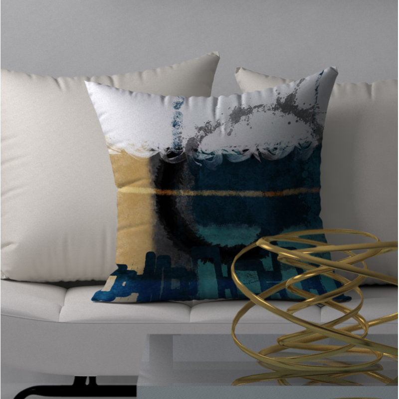 Housse de coussin décoratif carrée écoénergétique, 18 po x 18 po